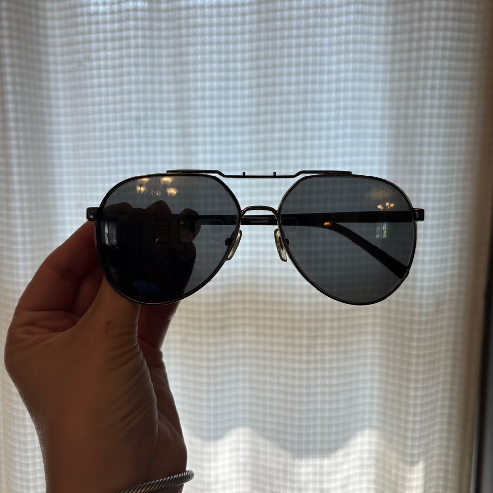 Versace Mirrored Aviator Sunglasses